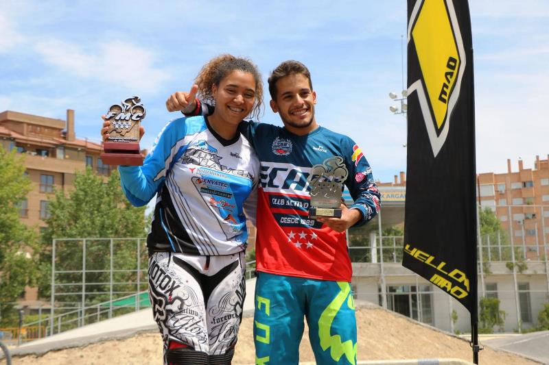 Nuevos podios para las pilotos del BMX talaverano